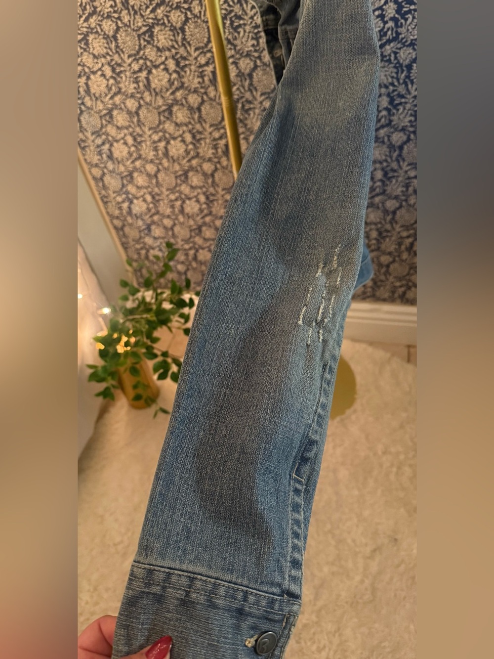 Vintage Y2K Rubbish Distressed Denim Jacket L - Picture 3 of 4